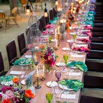 Mesa elegante para celebración