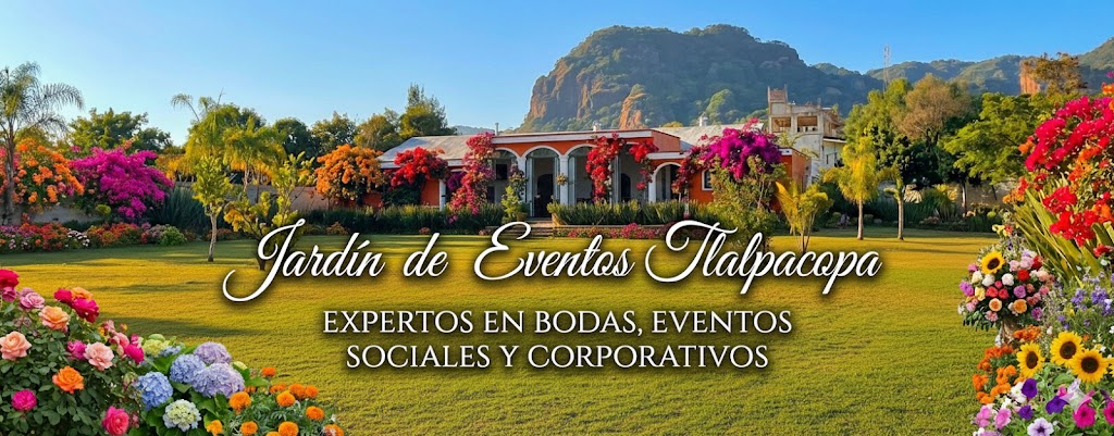 Vista panorámica del Jardín de Eventos Tlalpacopa